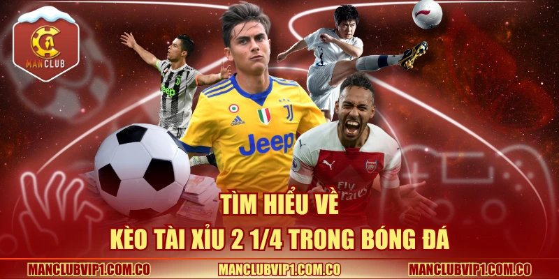 Tìm hiểu về kèo tài xỉu 2 1/4 trong bóng đá
